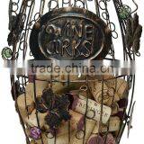 Promotion Metal Used Wine Cork K-cup Holder Storage Bag