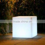Rechargeable Colorful LED Outdoor Cube Seat thumbnail-1