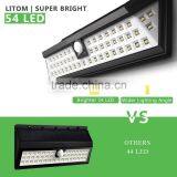 600lm 54 LED Waterproof Motion Sensor Solar Led Light thumbnail-4