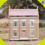 2017 High Quality Children Wooden Victorian Dolls House W06A236 thumbnail-3