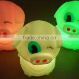 Onaroo Danny The Pig Portable Night Light With Rainbow Color Change thumbnail-1