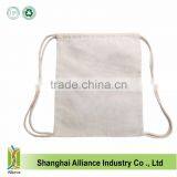 Organic Cotton Drawstring Bag Drawstring Backpack thumbnail-5