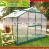 8X12FT Anodized Aluminum Greenhouse With Four Roof Windows thumbnail-1