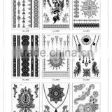 China Girl Body Art Black Color Temporary Tattoo Sticker For Sale T005-009 thumbnail-5