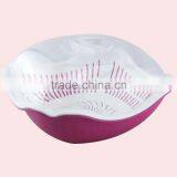 Square Plastic Strainer With Tray and Cover thumbnail-5