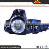 Portable Outdoor Led Headlamp T6 LED 920Lm 3 Mode High Power Led Headlight thumbnail-1