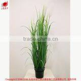 63 Inch Nature Look Artificial Grass Potted Onion Grass With Weed Fake Pots Plant thumbnail-1
