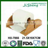 Eco-friendly Bathroom Accessories Bamboo Toilet Paper Roll Holder thumbnail-1