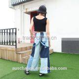 New Style Lady Strap Cargo Trendy Denim Jeans Manufacturers 2016 thumbnail-4