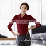 Latest Made to Measure Long Slim Fit Cotton Shirt for Elegant Business Lady thumbnail-4