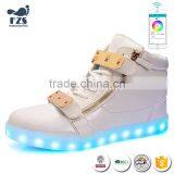 2016low MOQ With App Controlled Bluetooth Twin Lamp Dance ODM Led Light up Shoes thumbnail-4