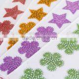 Wholesale Custom Glitter Crystal Sticker Diy Self Adhesive Back Glue Acrylic Rhinestone Sticker thumbnail-2