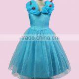 Wholesale Princess Butterfly Kids Dress Children Lace Flower Party Dress Summer Baby Girl Dress For Wedding thumbnail-5