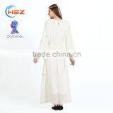 Zakiyyah 7001 Pretty Girls Malaysia Islamic Clothing Wholesale Dubai Fashion Muslim Kaftan Dress New Model Abaya in Dubai thumbnail-2