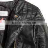 Hot Selling Winter Kids Leather Jacket for Girls With High Quality thumbnail-2