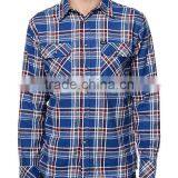 Men's Floral Print Casual Shirt With Blue Attached Inside Collar and Cuff thumbnail-1