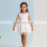 2017 Summer New 100%cotton Simple Design Baby Girl Dress thumbnail-1