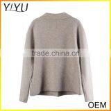 2016 Latest Designs Long Sleeve 100% Cashmere Cardigan Sweater thumbnail-5