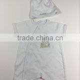 Baby Clothes Baby Short Sleeves Romper Kids Cotton Clothing With Hats thumbnail-1