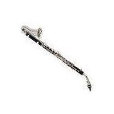 Alto Clarinet Woodwind Musical Instruments Eb Key Un-Detached Copper Bell , Silver Plated Mouth Pipe
