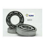 High Precision Single Row 6810 Bearing , Gcr15 Deep Groove Ball Bearing