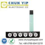 6 Buttons Keypad Membrane Switch From China Supplier