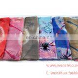 2016 Spring New Dandelion Printed Voile Women Scarf Wholesale thumbnail-5
