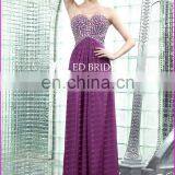 CE430 Attractive China Factory Sweetheart A-Line Beaded Bridesmaid Dress Royal Purple thumbnail-3