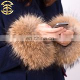 Winter Oversleeve For Jacket And Coat Luxurious Raccoon Fur Real Fur Cuff