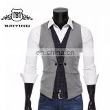 2017 Fashion wholesale botton waistcost suit vest for men