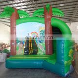 2017 Hot sale Jungle inflatable combo, inflatable castle slide, inflatable bouncing castle for kids