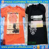 Men Summer Used Clothing T-shirt Short Sleeves thumbnail-3
