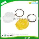 Winho Hot Sales Promotional Gifts Plastic Mini Hard Hat Keychain