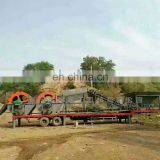 100-300tph Mobile Sand Processing Plant With Truck Chasis