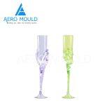 Eco-friendly Lead Free Champagne Wine Glass Mould