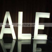 Rechargeable Outdoor Use Wedding Decoration Remote Control Plastic Led Illuminated Letters thumbnail-4