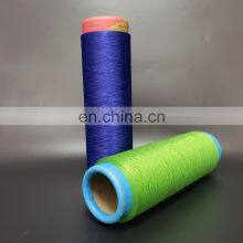 100% Polyester Color DTY Dope Dyed 150d/144f SD Sim Good Performance Colored DTY Polyester Yarn