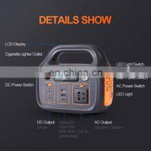 High Lithium Battery 500W LCD Display AC110V 220V 518Wh Li Ion Usb Outdoor Portable Charger Power Station for Electronics thumbnail-5