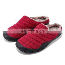 Christmas Autumn and Winter Home Indoor Men's Thickening Couple Wild Soft Bottom Warm Floor Cotton Slippers