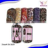 6pcs Stainless Steel Manicure Set Animal Bling Case Manicure Set Case