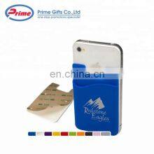 Custom Logo Printed Adhesive Silicone Cell Phone Wallet for Promotions thumbnail-5