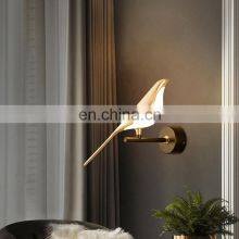 New Design Decoration Indoor Black Gold Aluminum Acrylic Iron Bedroom Modern LED Wall Lamp thumbnail-2