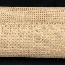 Natural Mesh Rattan Woven Material Indonesia Primary Color Real Imitation Rattan Octagonal Hexagonal Square Ceiling Veneer Decoration thumbnail-5