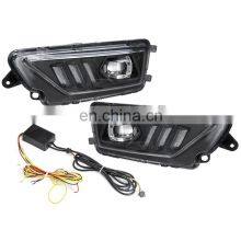 LED DRL Daytime Running Light Fog Light Turn Signal Lamp For AMAROK 2016-2020