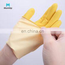 Cheap Price HIgh Quality Household Latex Glove Waterproof Kitchen Cleaning Dish Washing Rubber Gloves For Sale thumbnail-4