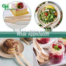 Yada 24pcs Customisable Disposable Knife Biodegradable Box Packaged Wooden Cutlery for Party Camping Salad thumbnail-3