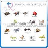 Mini Qute 16 in 1 Insect Series Building Block 3d Paper Puzzle Diy Model Cardboard Jigsaw Puzzle Game Educational Toy NO.B368-17