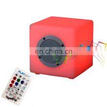 Led Usb Rechargeable Portable PE Plastic TWS Function Hot Sale Ice Bucket Led Light Living Room Mood Magic Lights Speaker thumbnail-5