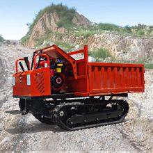Chinese Small Tracked Transport Vehicle 0.8t Self-loading Mini Crawler Dumper Truck For Sale