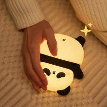 Creative Panda Table Lamp Children Study Room Reading Learning Bedroom Bedside Decoration Warm Night Light thumbnail-4